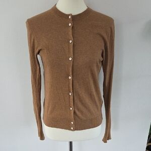 J. Crew Women's Brown Cardigan Sweater